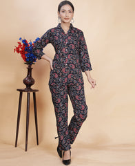 Deightful Multi Color Floral Printed Co-Ord Set