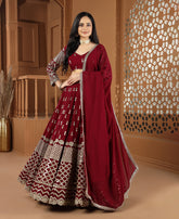 Maroon Color 9mm Sequins Embroidered Lehenga Choli