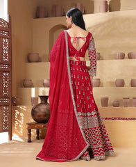 Red Color 9mm Sequins Embroidered Lehenga Choli